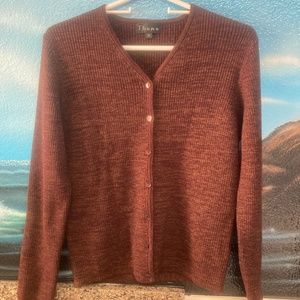 Metallico Wool Blend Long Sleeve Cardigan Size M to L